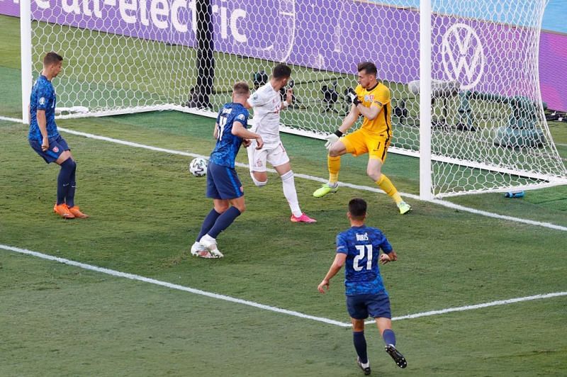 Spain ran riot against Slovakia.